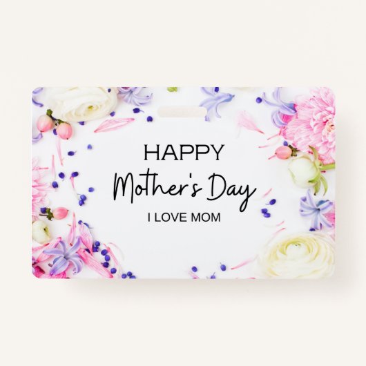 HAPPY MOTHERS DAY BADGE (Voorkant)
