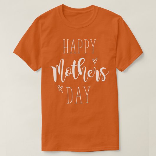 Happy Mothers Day Baseball Sleeve 1 T-shirt (Design voorkant)