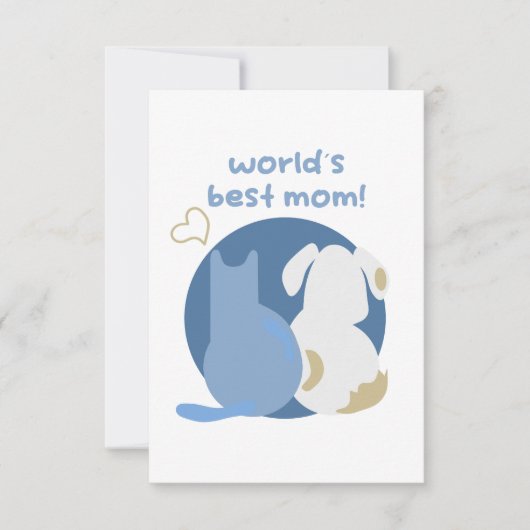 Happy mothers day! bedankkaart (Voorkant)