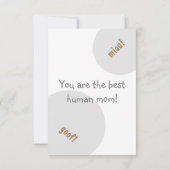 Happy mothers day! bedankkaart (Achterkant)