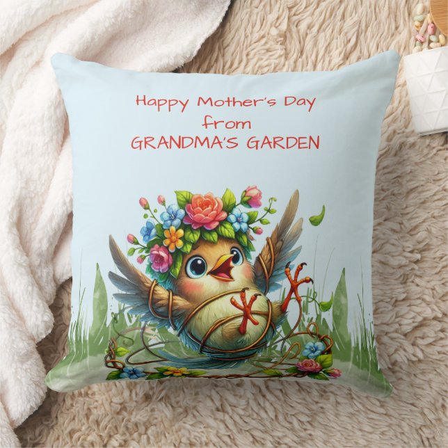 Happy Mothers Day beroemd gemaakt door OMA'S GARDE Kussen (Deken)
