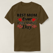 Happy Mothers Day Best Mam Ever T-shirt (Design voorkant)