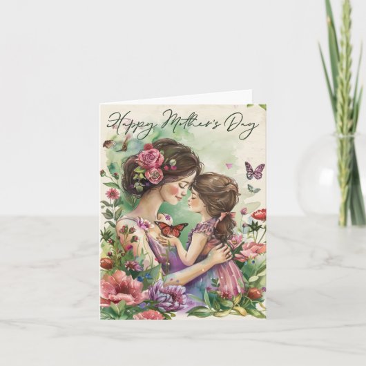 Happy Mothers Day Blank Kaart (Voorkant)