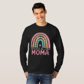 Happy Mothers Day Blessed To Be Called Moma Rainbo T-shirt (Voorkant volledig)
