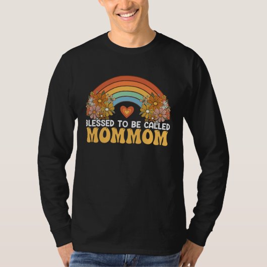 Happy Mothers Day Blessed To Be Called Mommom Rain T-shirt (Voorkant)