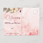 Happy Mothers Day Bloemen Rustieke Rozen Dochter Feestdagenkaart (Achterkant)