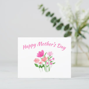 Happy Mother's Day - Bloemrijk Briefkaart vol lief