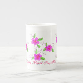 Happy Mothers Day Bone China Mok