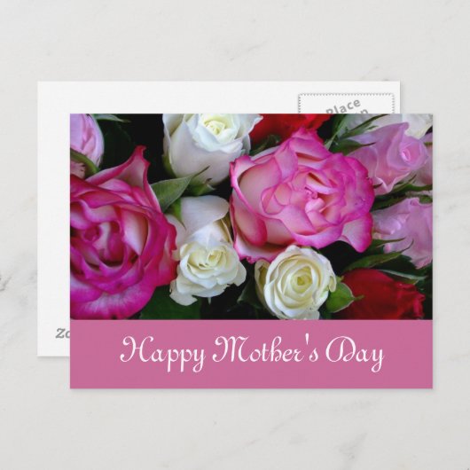 Happy Mothers Day Briefkaart (Voorkant / Achterkant)