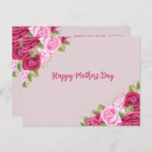 Happy Mothers Day Briefkaart (Voorkant / Achterkant)