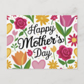 Happy Mothers Day Briefkaart (Voorkant)