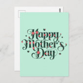 Happy Mothers Day Briefkaart (Voorkant / Achterkant)