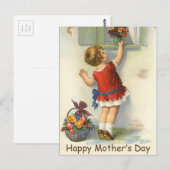 Happy Mothers Day -  Briefkaart (Voorkant / Achterkant)