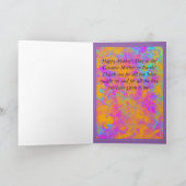 Happy Mothers Day Butterfly Wenskaart Kaart (Binnen)