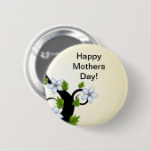 Happy Mothers Day Button (Voorkant /achterkant)
