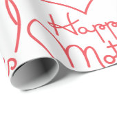 Happy Mothers Day Cadeaupapier (Rol Hoek)