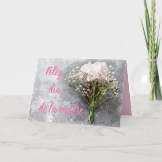 Happy Mothers Day Card in het Spaans Feestdagen Kaart (Voorkant)