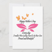 happy mother's day cards bedankkaart (Voorkant)