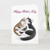 Happy Mothers Day Cats Kaart (Voorkant)