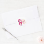 Happy Mothers Day Classic Round Sticker (Envelop)