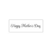 Happy Mother's Day Cursive Script Text Template Zelfinktende Stempel (Design)