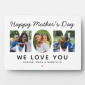 Happy Mothers Day Custom Photo Collage Fotoplaat (voorkant)