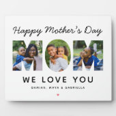 Happy Mothers Day Custom Photo Collage Fotoplaat (Voorkant)
