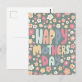 HAPPY MOTHERS DAY Daisies Cute Gepersonaliseerd kl Briefkaart (Voorkant / Achterkant)