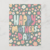 HAPPY MOTHERS DAY Daisies Cute Gepersonaliseerd kl Briefkaart (Voorkant)