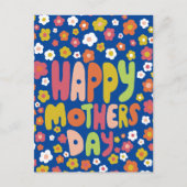 HAPPY MOTHERS DAY Daisies Cute Gepersonaliseerd kl Briefkaart (Voorkant)