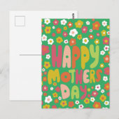 HAPPY MOTHERS DAY Daisies Cute Gepersonaliseerd kl Briefkaart (Voorkant / Achterkant)