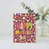 HAPPY MOTHERS DAY Daisies Cute Gepersonaliseerd kl Briefkaart (Staand voorkant)