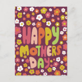 HAPPY MOTHERS DAY Daisies Cute Gepersonaliseerd kl Briefkaart (Voorkant)