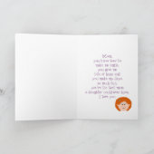 Happy Mothers Day (Daugher) Kaart (Binnen)