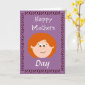 Happy Mothers Day (Daugher) Kaart (Gele Bloem)