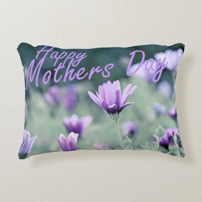 "Happy Mothers Day" Decoratief Kussen (Voorkant)
