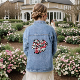 Happy Mothers Day Denim Jacket