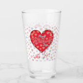 Happy Mothers Day Design Glas (Voorkant)