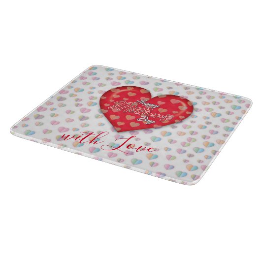 Happy Mothers Day Design Snijplank (Hoek)