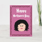 Happy Mothers Day (dochter) Kaart (Voorkant)