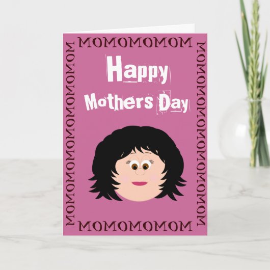 Happy Mothers Day (dochter) Kaart (Voorkant)