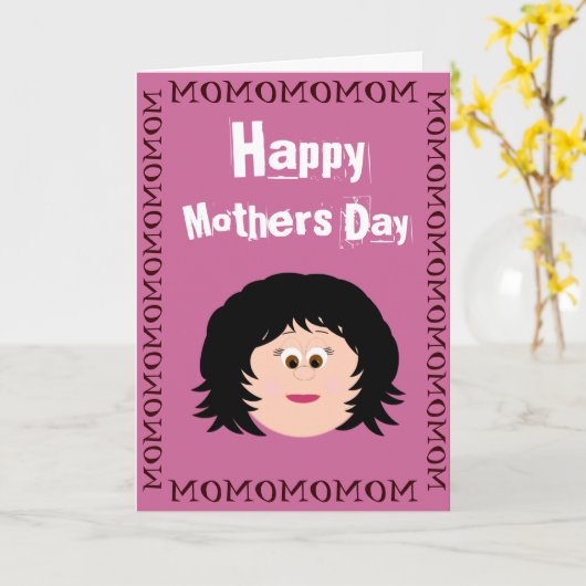 Happy Mothers Day (dochter) Kaart (Gele Bloem)