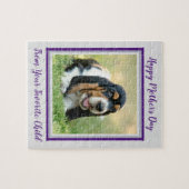 Happy Mothers Day Dog - Cut Favoriete Pet Photo Legpuzzel (Horizontaal)
