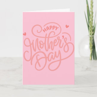 Happy Mother's Day duo pinks Kaart