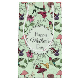 Happy Mothers Day Enchanted Garden kolibrie Klein Cadeauzakje