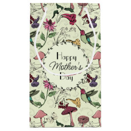 Happy Mothers Day Enchanted Garden kolibrie Klein Cadeauzakje
