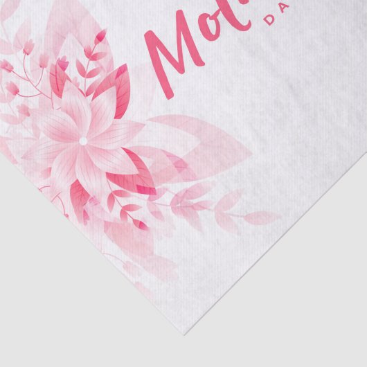 Happy Mother's Day (Flowers) Tissuepapier (Detail)