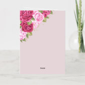 Happy Mothers Day Folie Wenskaart (Achterkant)