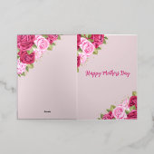 Happy Mothers Day Folie Wenskaart (Buiten Laag)