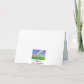 Happy Mothers Day for Daughter Spring Flowers Kaart (Achterkant)